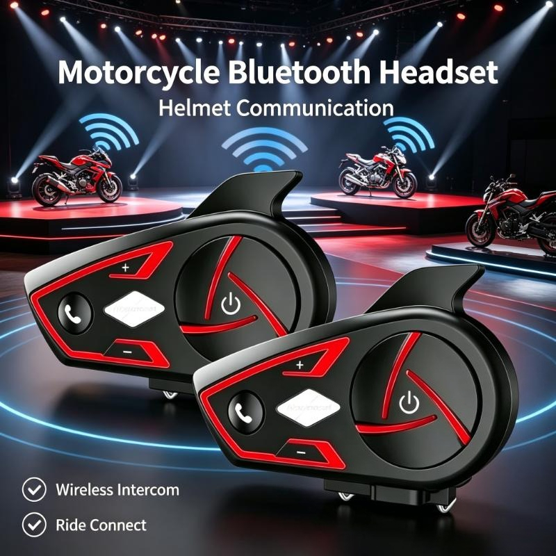 Intercom Headset Helmet - Houtonsen S3 Cycling Speaker Bt5.0 Intercom