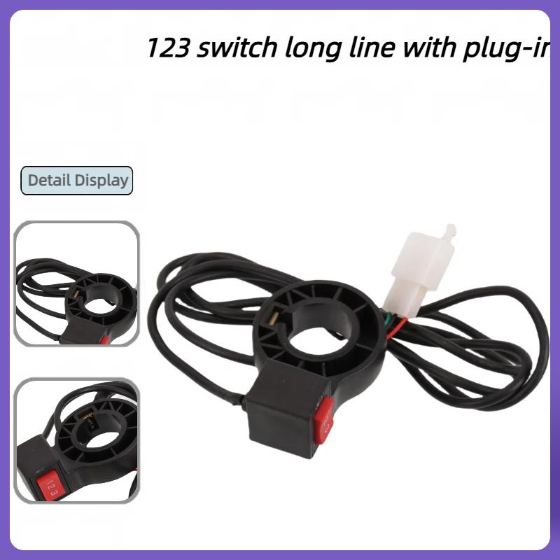 Motorcycle Gear Selector - Electric 3 Speed Module Handlebar 3