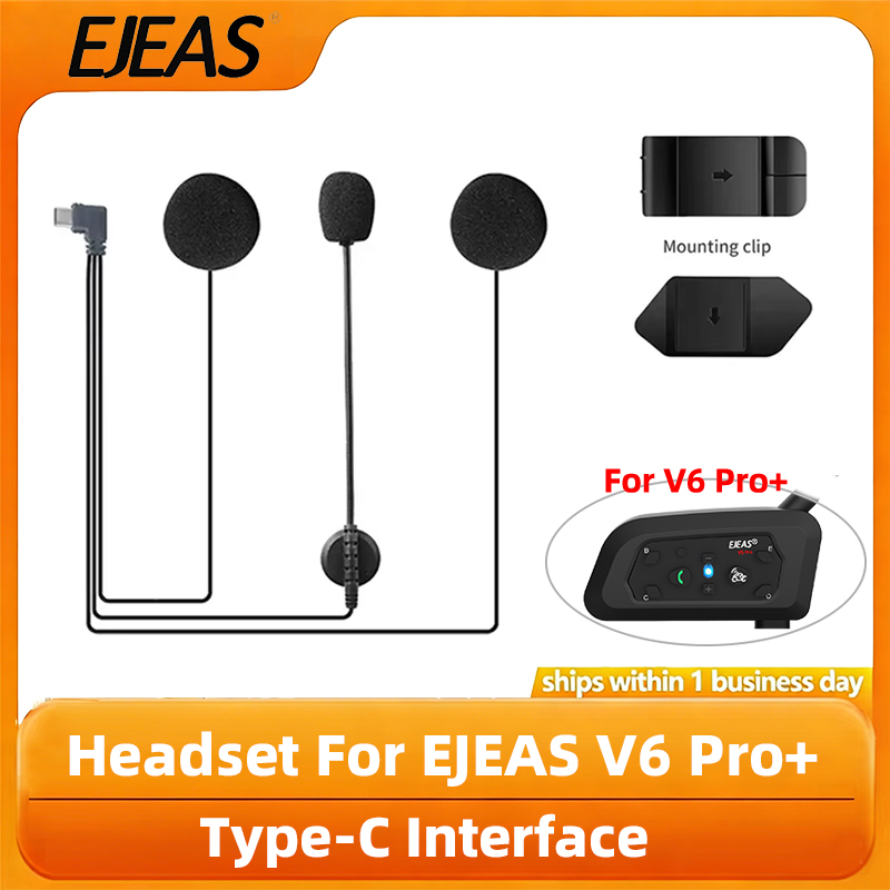 Intercom Headset Helmet - Original Earphone For EJEAS V6 PRO+