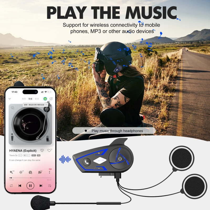 Houtonsen S3 Helmet Bluetooth  - Intercom Headset Helmet recension och pris