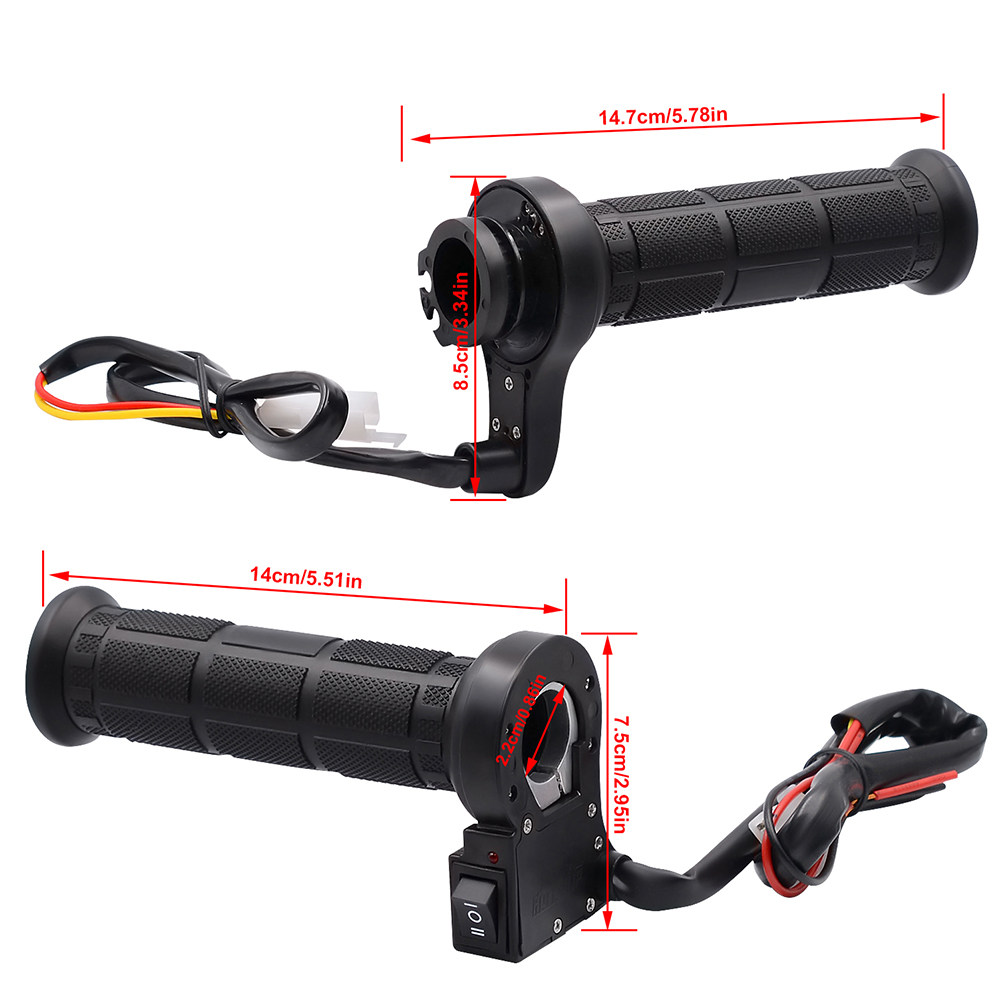 1Pair 12V Electric Heat Grips  - Handlebar Grip Heated recension och pris