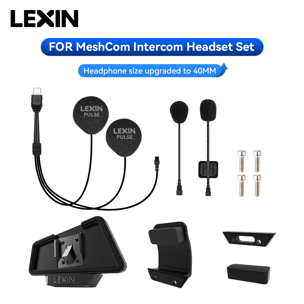LEXIN-MeshCom Mesh Intercom 40 - Intercom Headset Helmet recension och pris