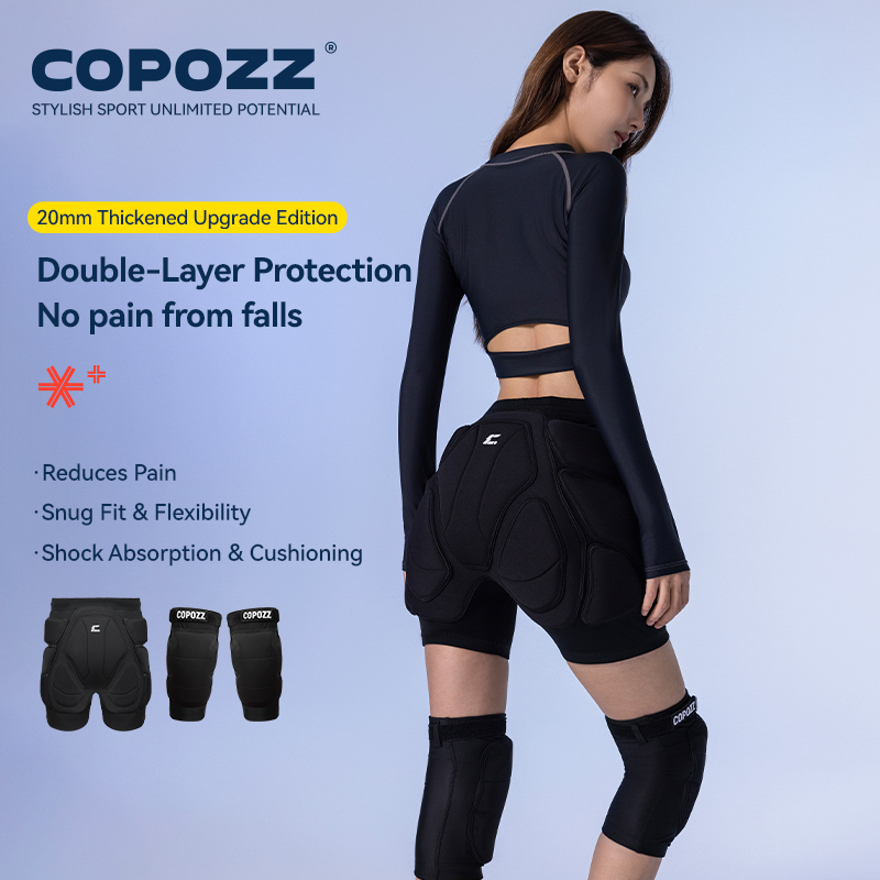 COPOZZ Upgraded Ski Knee Pads  - Motorcycle Gear recension och pris