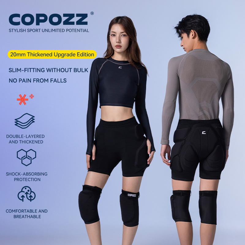 COPOZZ Upgraded Ski Knee Pads  - Motorcycle Gear recension och pris