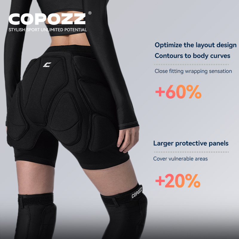 COPOZZ Upgraded Ski Knee Pads  - Motorcycle Gear recension och pris