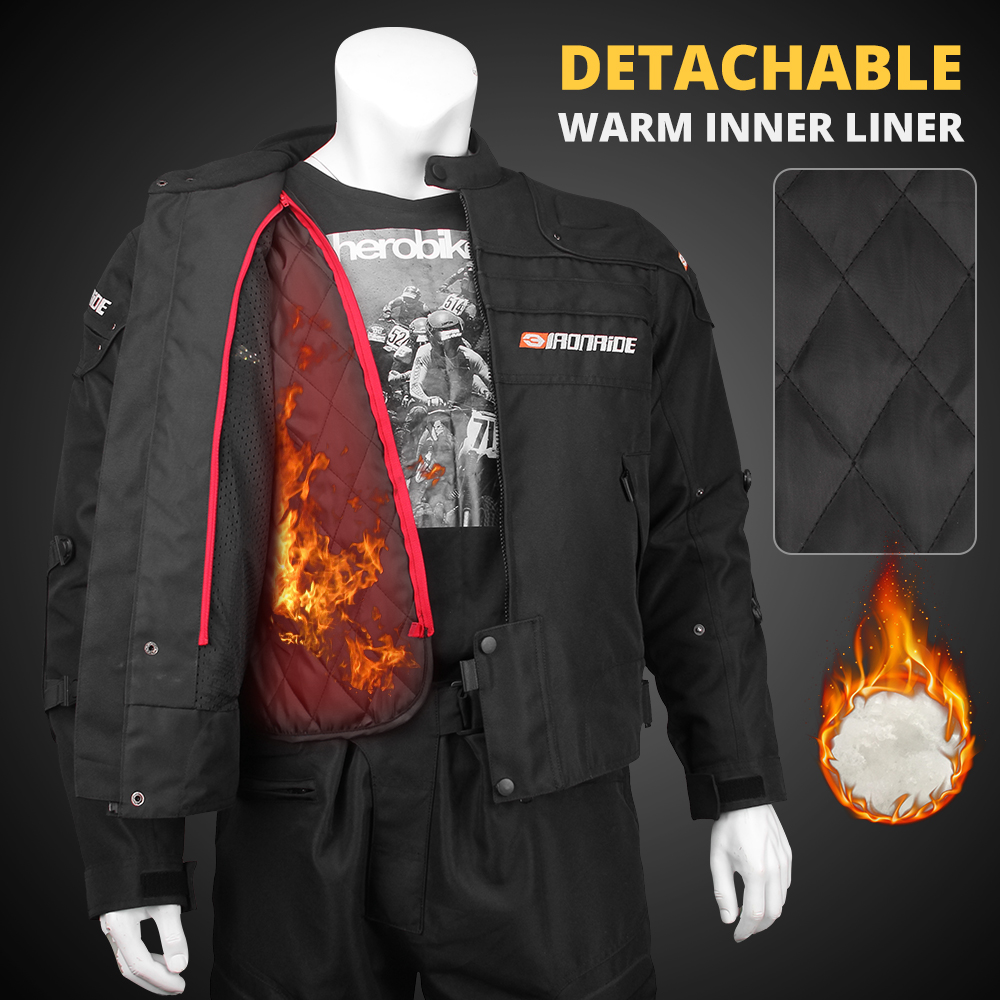 Men's Motorcycle Jacket Anti-F - Gearx Motorcycle Jacket recension och pris